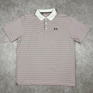 Under Armour Men’s Heat Gear Performance Polo Golf Shirt Sz XL Loose Fit